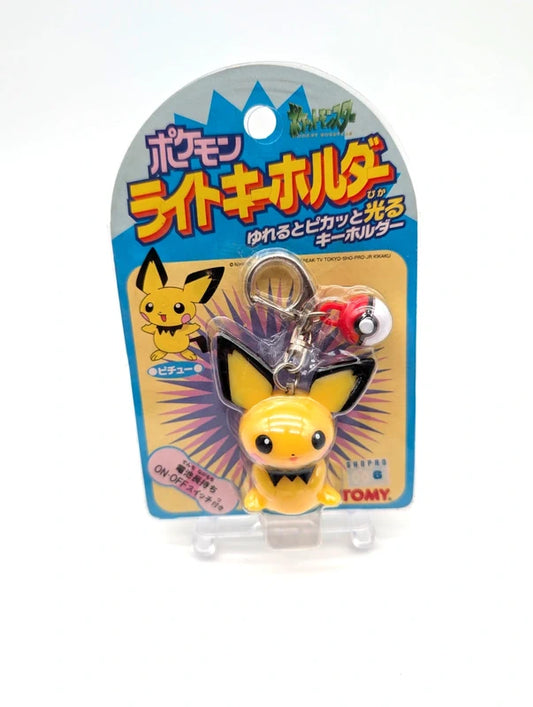 New and Sealed Vintage Tomy Pichu Keyring Figurine