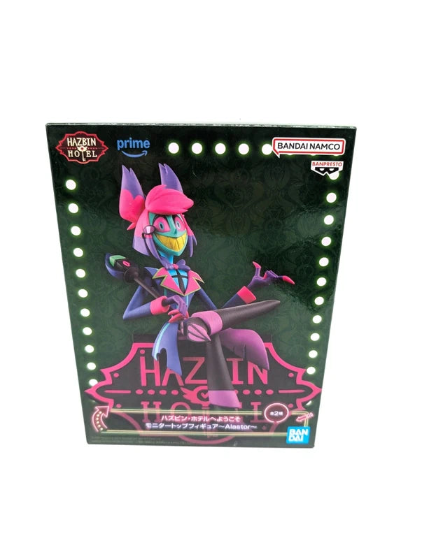 New & Sealed Hazbin Hotel Official Alastor Figurine Version B Neon