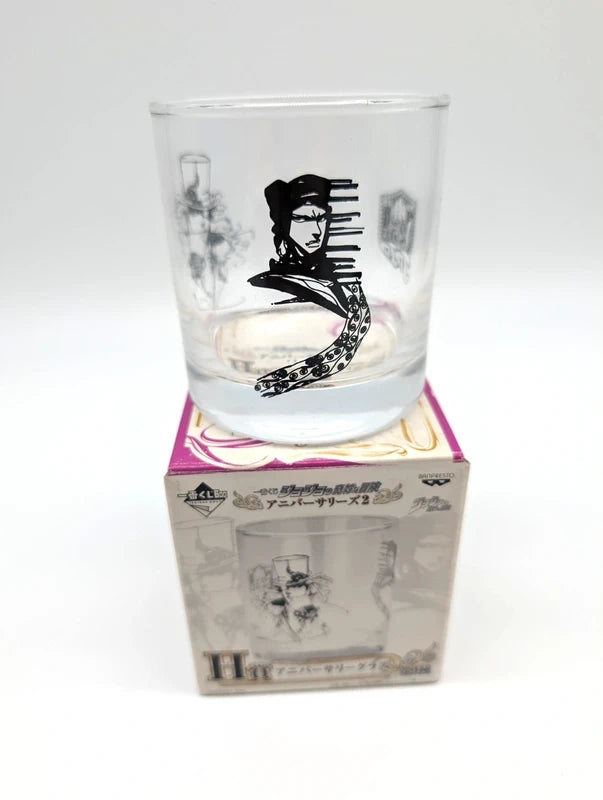 New JoJo’s Bizarre Adventures Ichiban Kuji Japan Official Tumbler Glass 25th