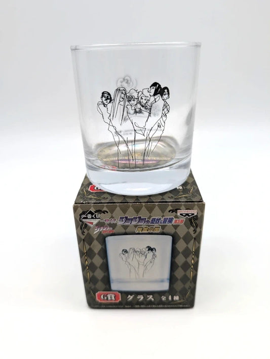 New JoJo’s Bizarre Adventures Ichiban Kuji Japan Official Tumbler Glass Characters
