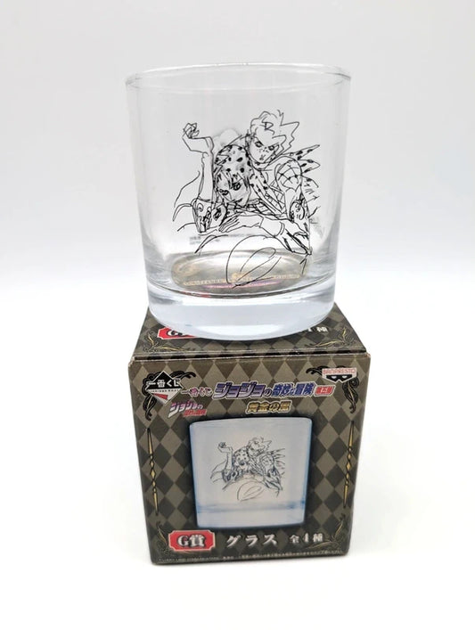 New JoJo’s Bizarre Adventures Ichiban Kuji Official Tumbler Glass