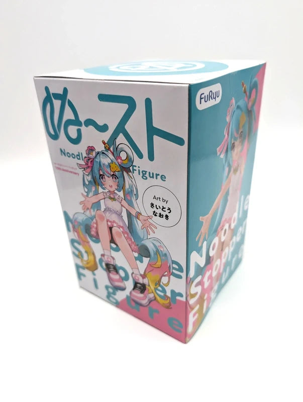 New & Sealed FuRyu Hatsune Miku Noodle Stopper Figurine 10th Anniversary Design