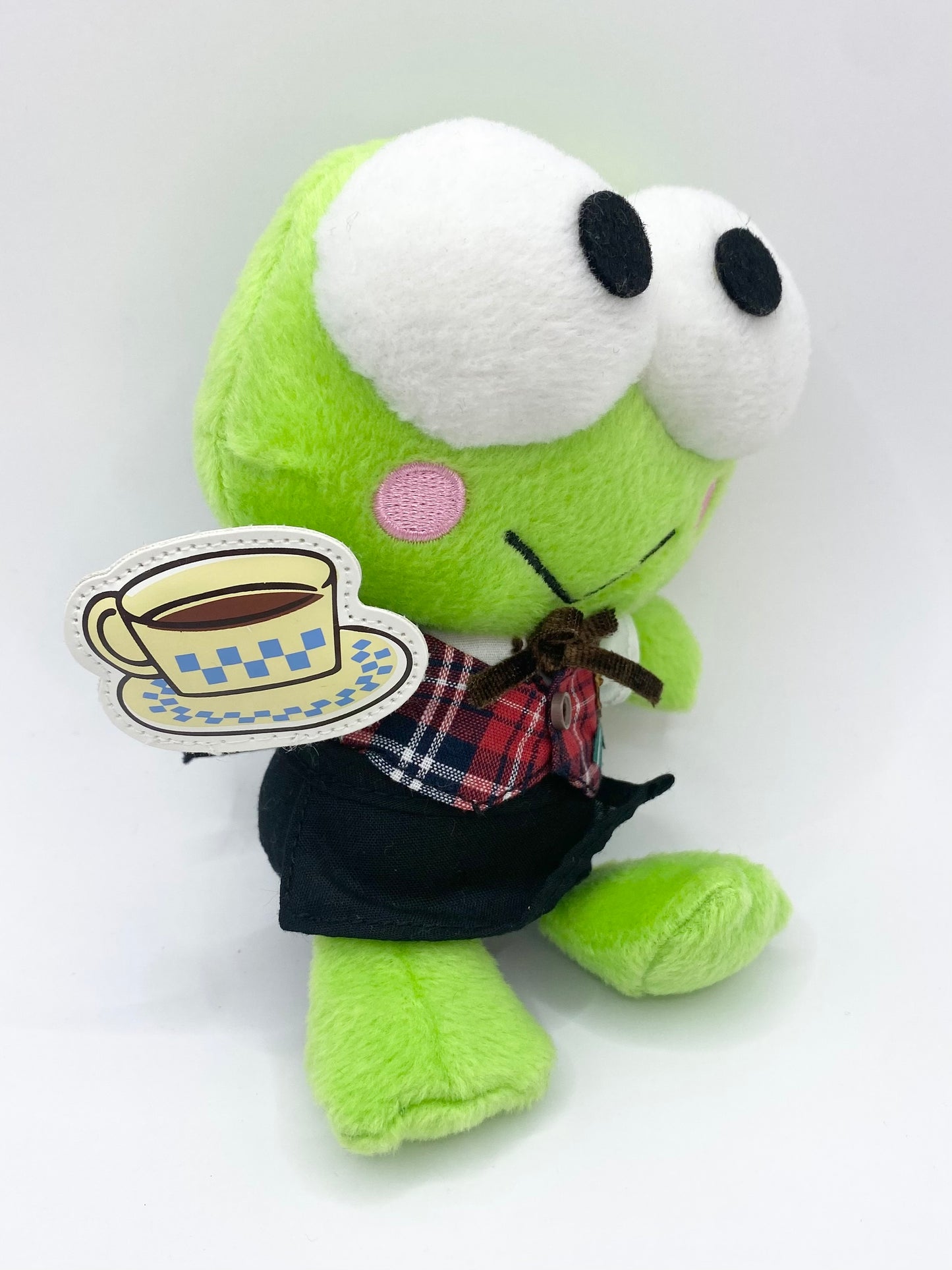 Sanrio Character Keroppi Cafe Coffee Plush Keychain 6in JAPAN