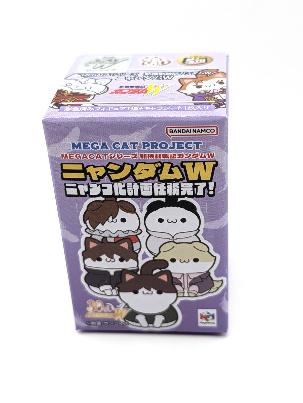 Mega Car Project Gundam W Purple Cat Figurine Blind Box New And Sealed