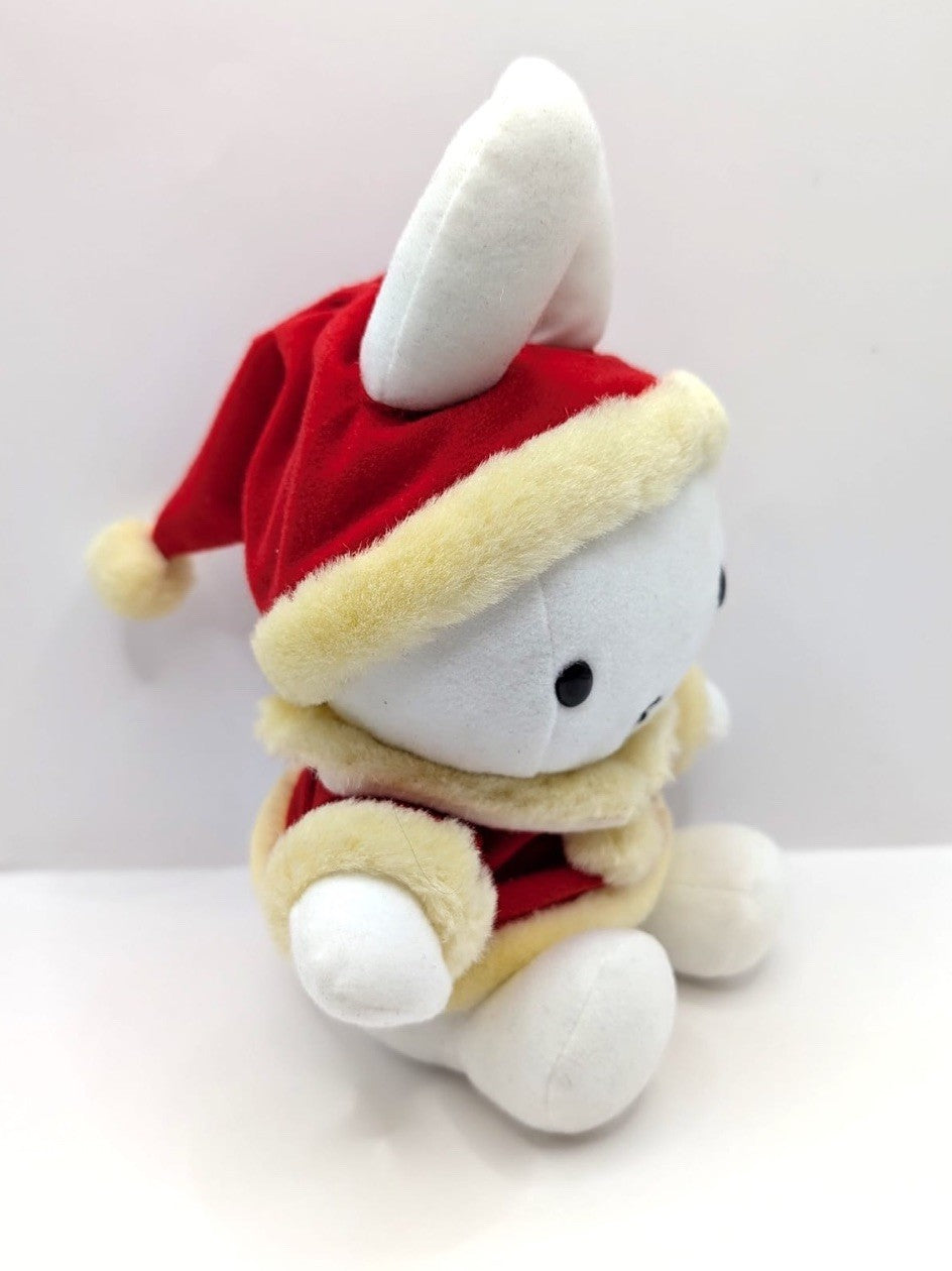 Miffy Official Vintage Santa Sitting Toy Plush Soft Toy Approx 20cm In Size