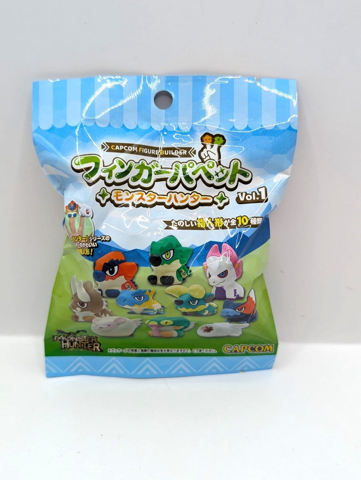 New & Sealed Capcom Monster Hunter Blind Bag Sofvi Figurine Finger Puppet Vol 1