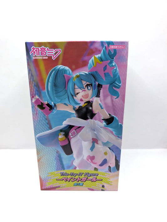 Hatsune Miku Official FuRyu Trio Try It Painting Design Figurine