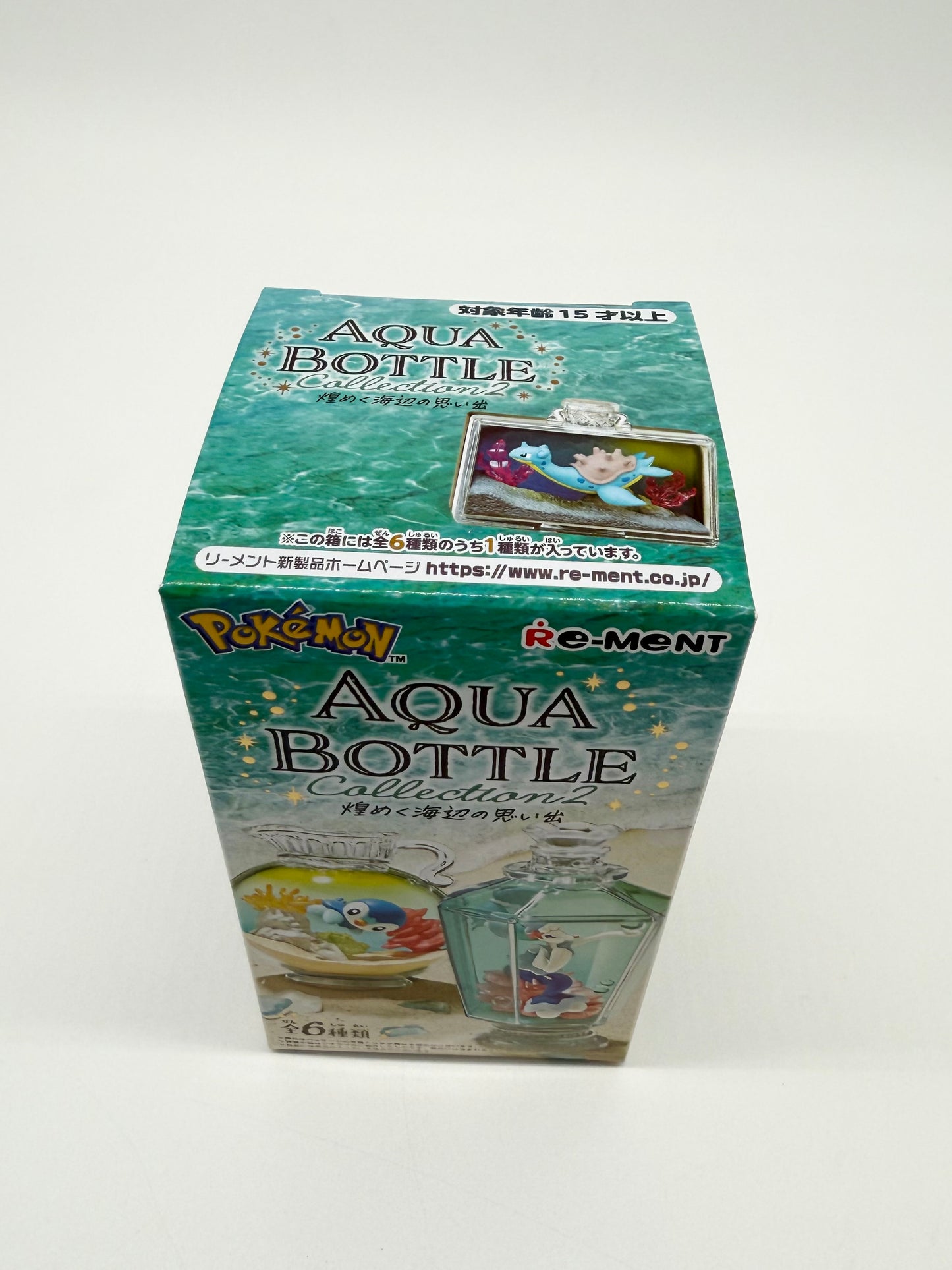Pokemon Official Re-Ment Aqua Bottle Collection 2 Figurine Blind Box Sealed