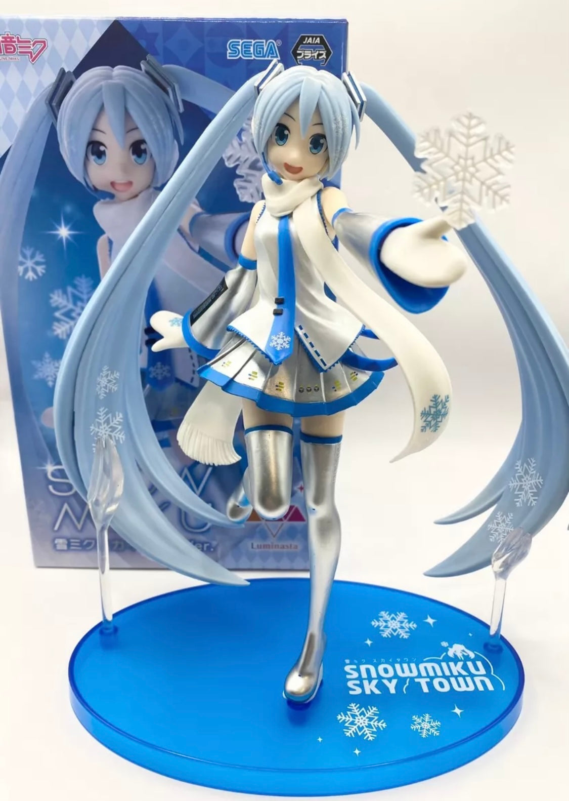 Hatsune Miku - Snow Miku Sky Town Luminasta SEGA Prize Japan Figure / Figurine