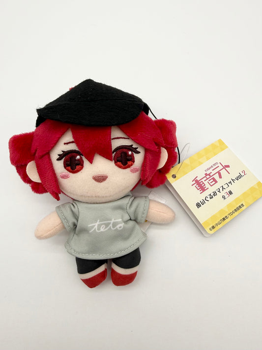 Taito Official Kasane Teto Mini Plush Keychain