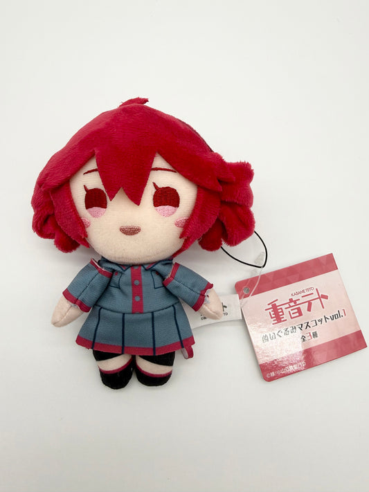 Taito Official Kasane Teto Mini Plush Keychain