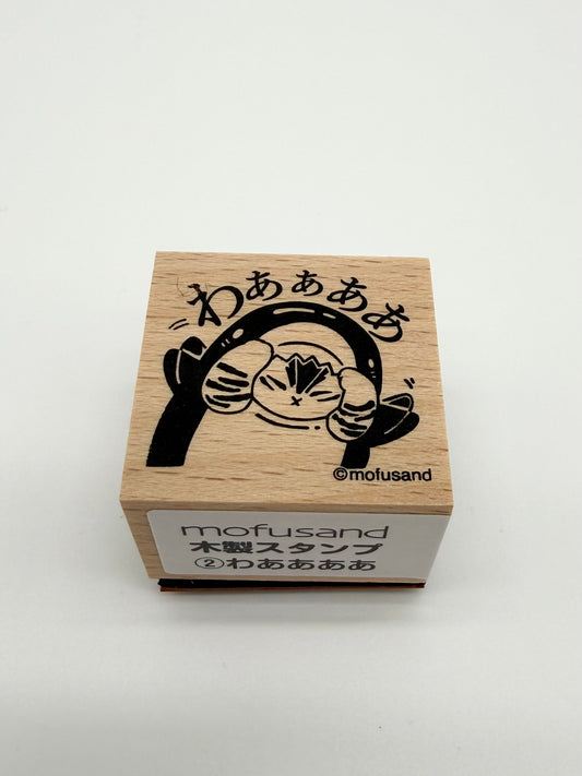 Mofusand Official Mini Stamp Shark Cat Design