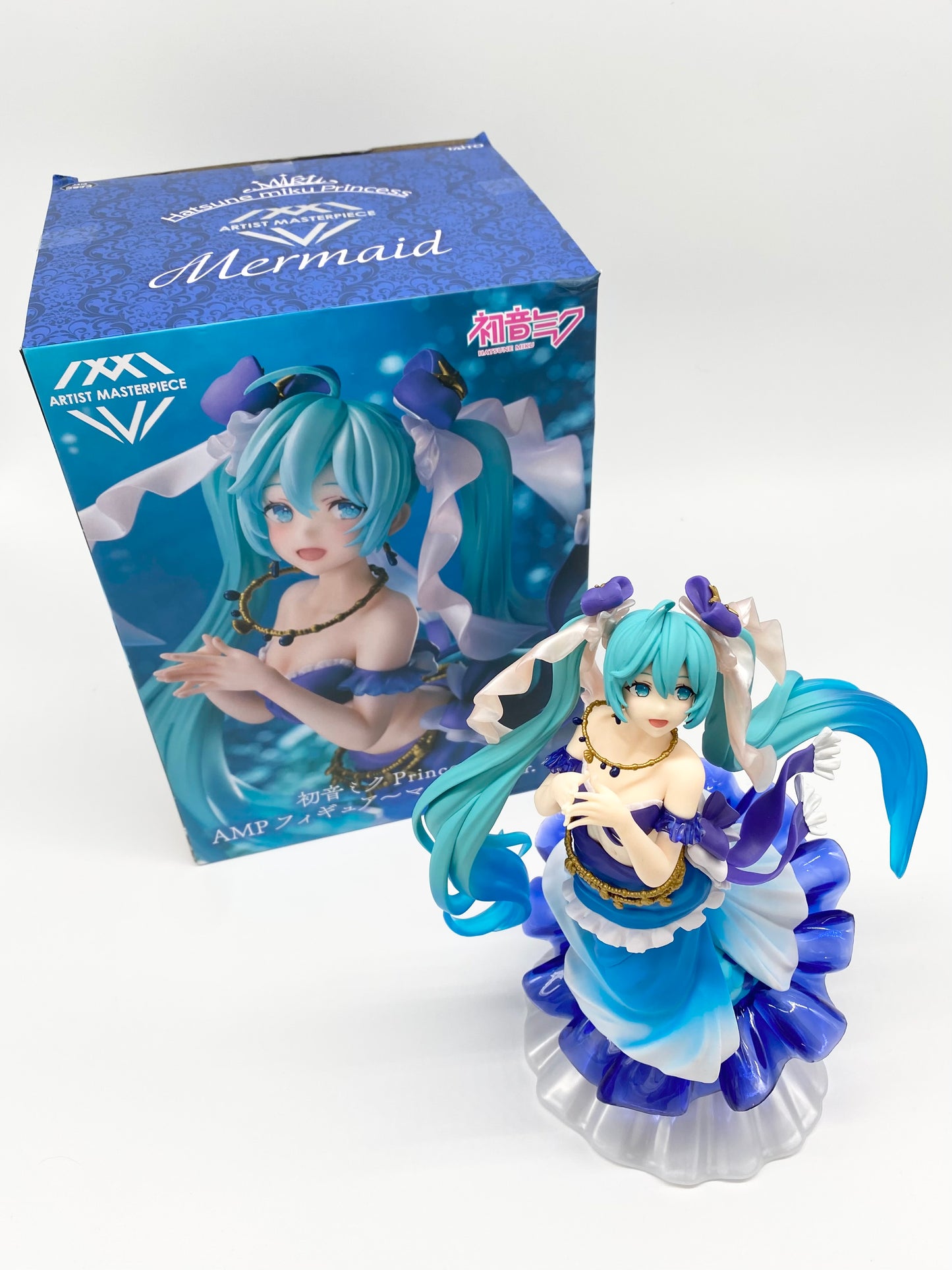 Hatsune Miku Princess Mermaid AMP Large Figurine Japan Vocaloid