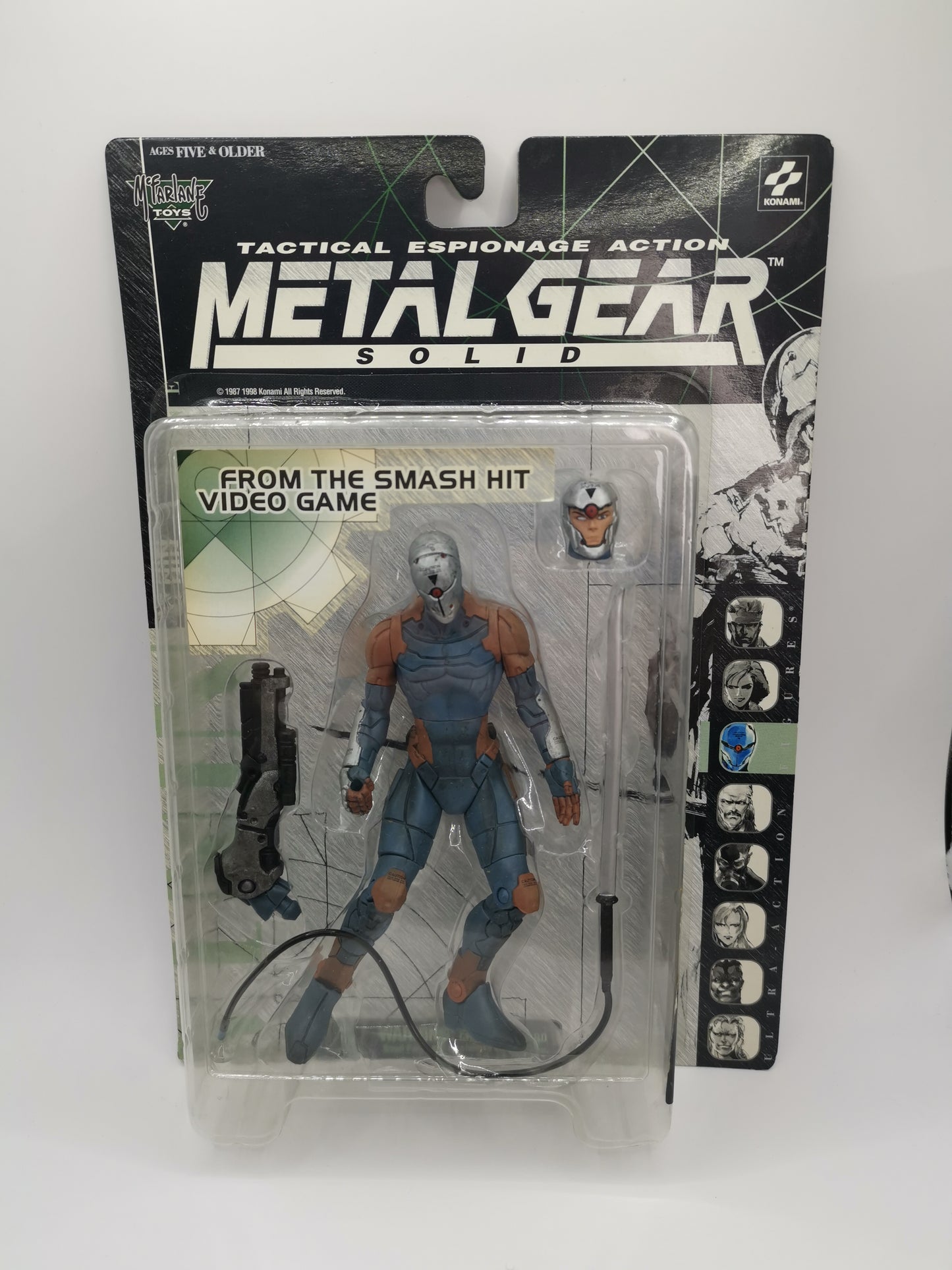 Konami McFarlane Toys metal gear ninja figurine sealed 1998