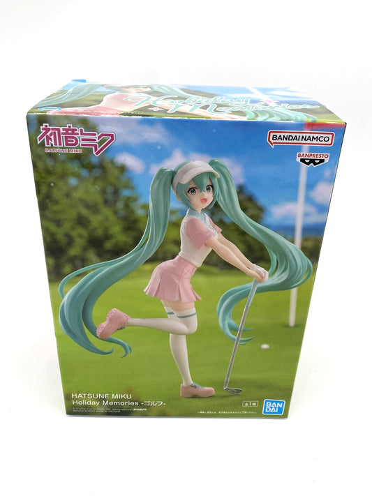 Hatsune Miku Golfing Style Holiday Memories Figurine Bandai Namco Banpresto