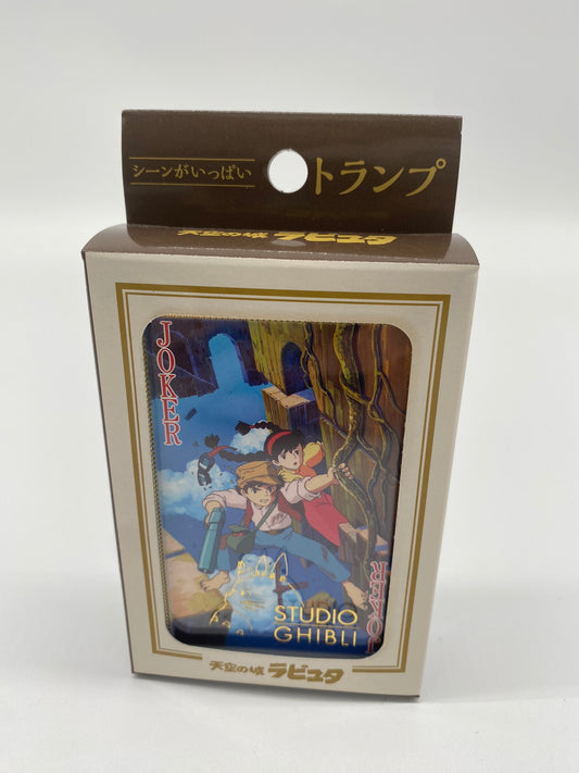 Studio Ghibli Castle in the Sky Playing Cards
