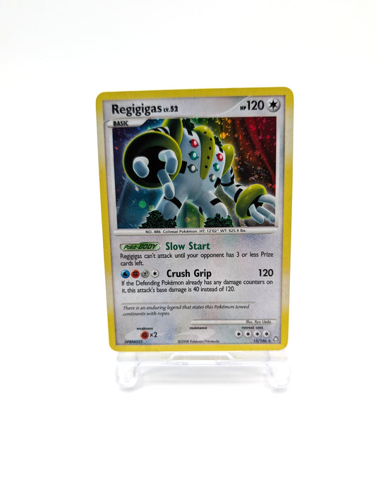 Pokemon Card Regigigas 15/146 D&P Legends Awakened Holo Rare Light Play