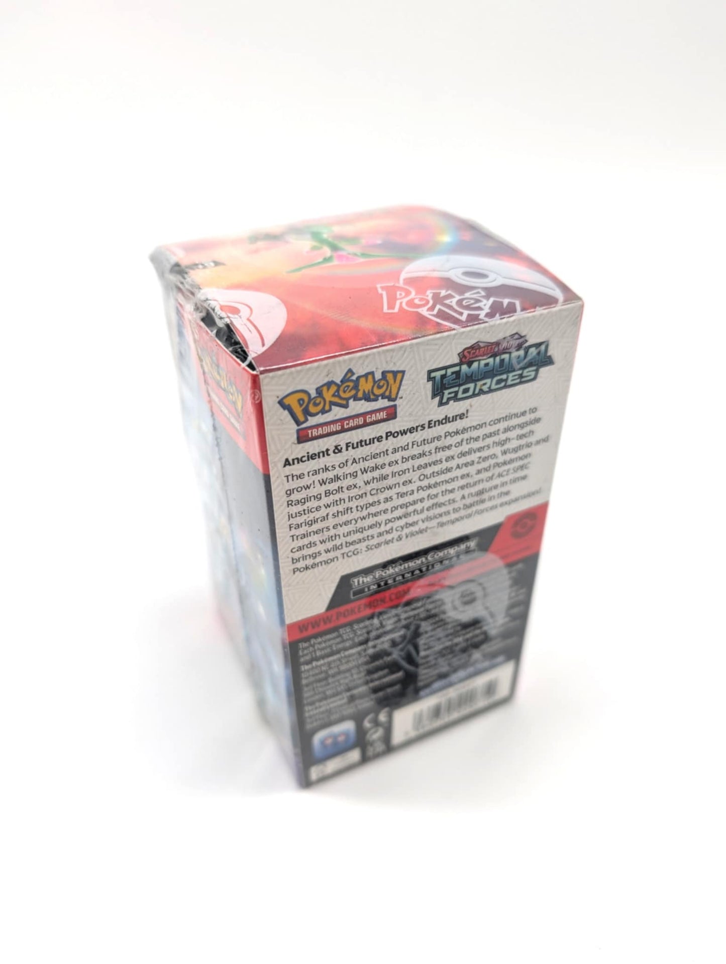 Pokémon Temporal Forces Scarlet & Violet Booster Box contains 18 packs