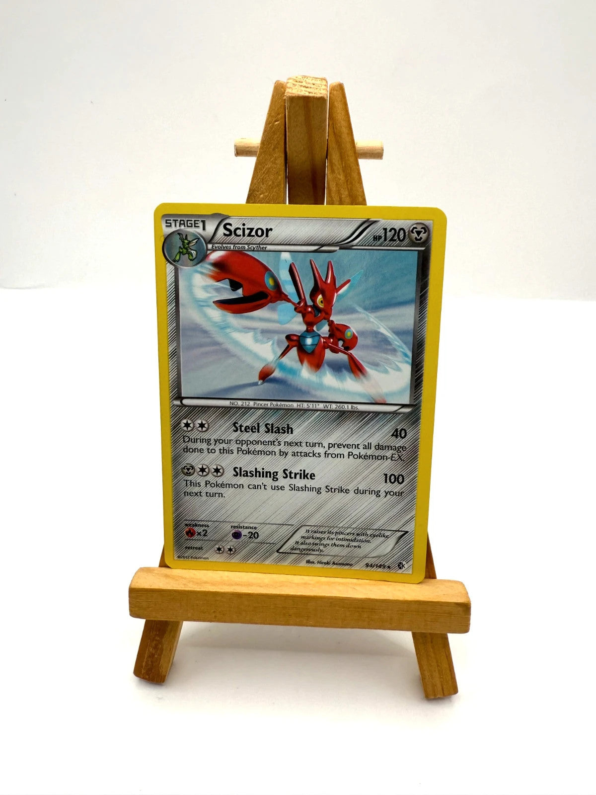Scizor Boundaries Crossed 94/149 Holo Rare LP