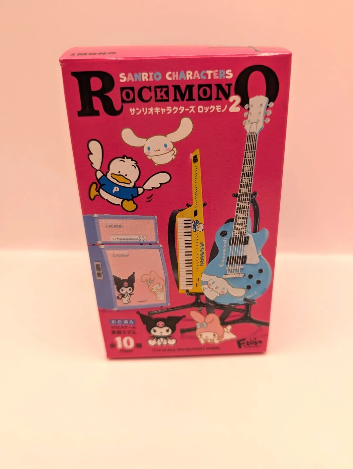 Sanrio Characters Rockmono Vol 2 Blind Box Guitar Mini Figurine