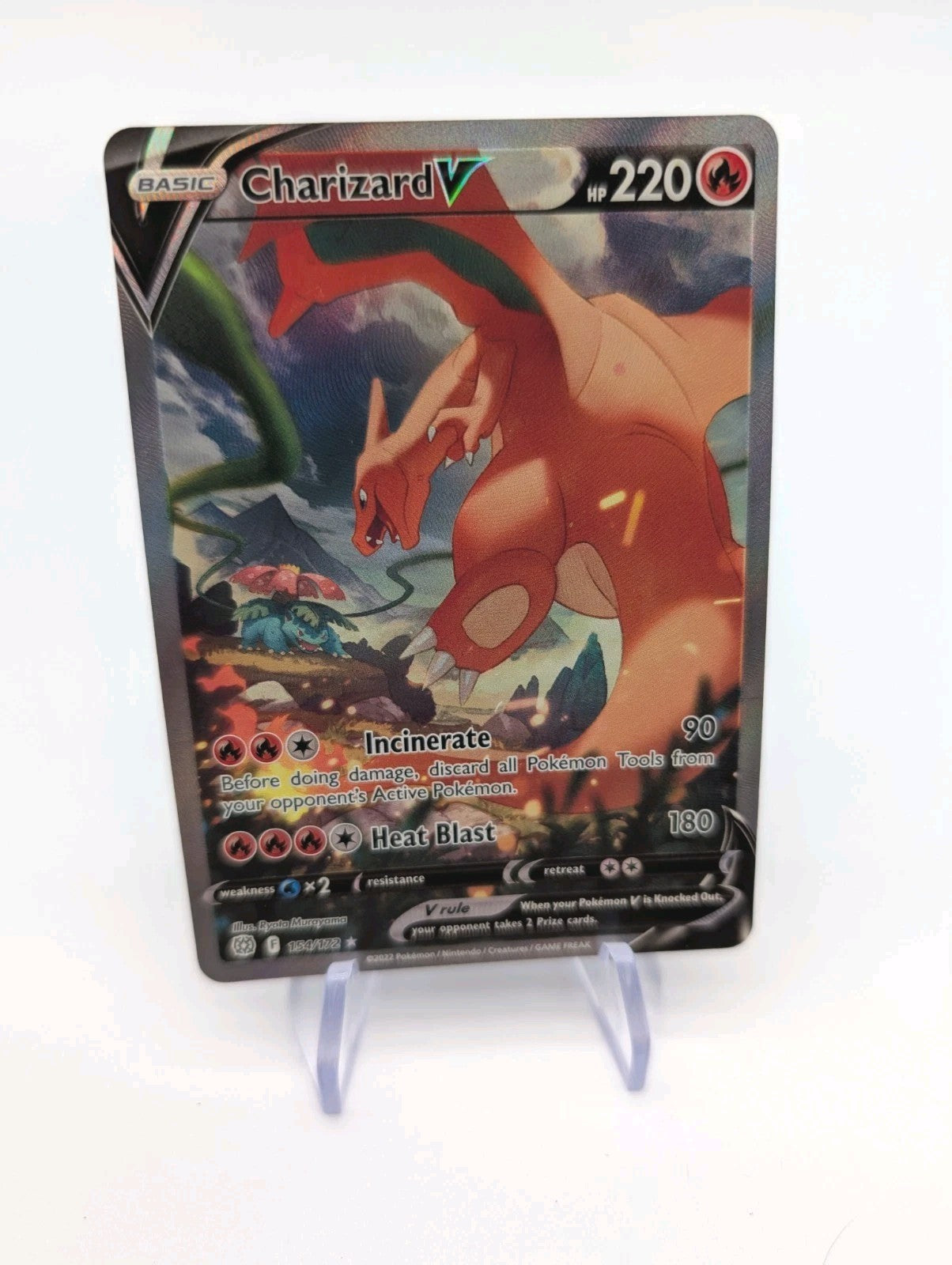 Charizard V 154/172 Brilliant Stars Alternative Art Card Pokémon TCG