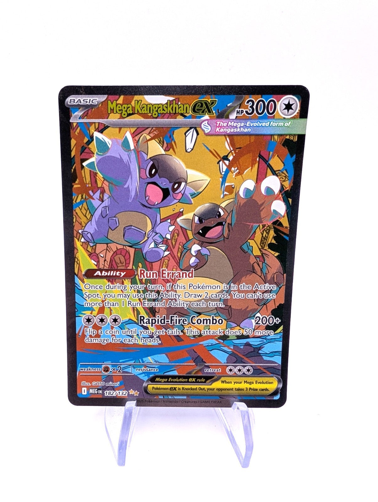 Mega Kangaskhan EX SIR English 182/132 Mega Evolution NM