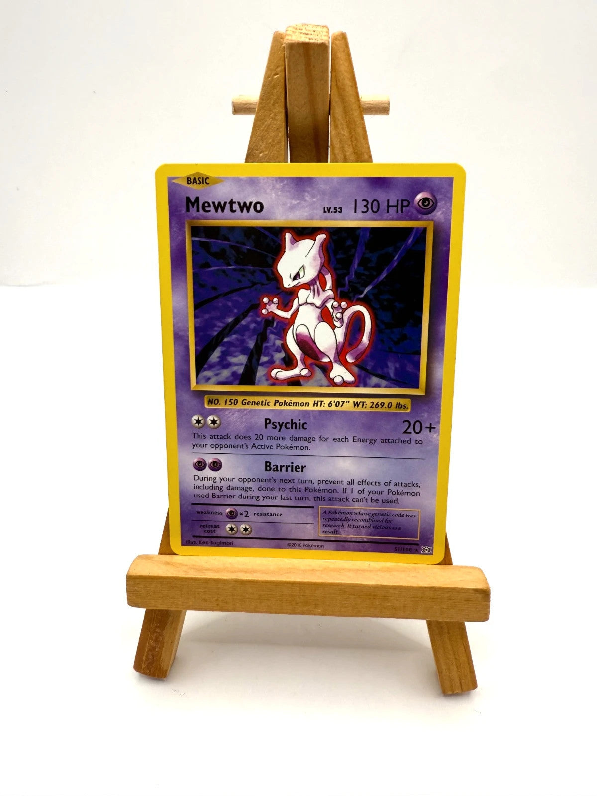 Mewtwo 51/108 Pokemon xy evolutions non holo rare NM