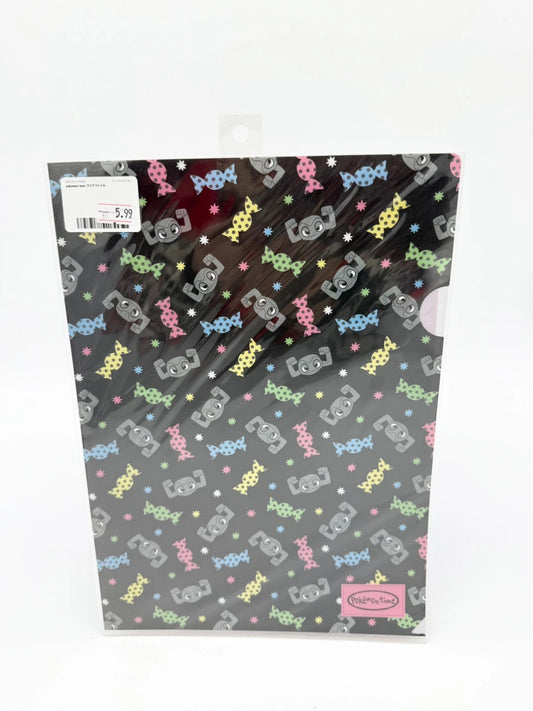 Pokemon Center JP Geodude Pokemon Time Design A4 Clear File Folder