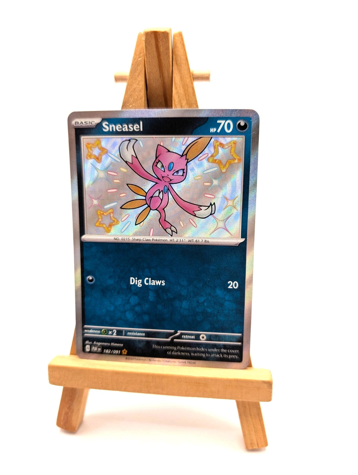 Sneasel 182/091 - Scarlet & Violet: Paldean Fates - Pokémon card