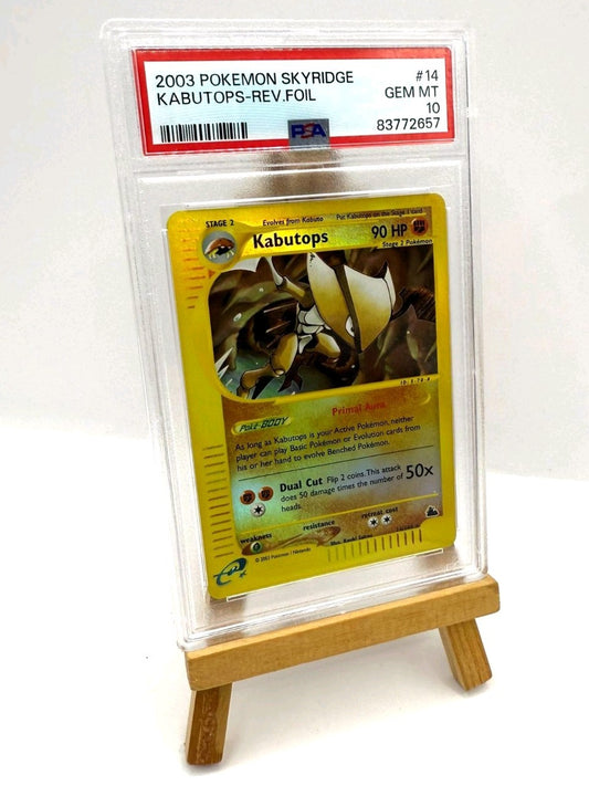 Pokemon PSA 10 Kabutops Reverse Holo #14 Skyridge