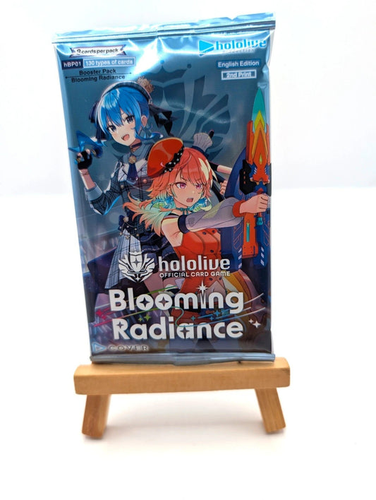 Hololive TCG Blooming Radiance Booster Pack BP01 English Pack New and Sealed
