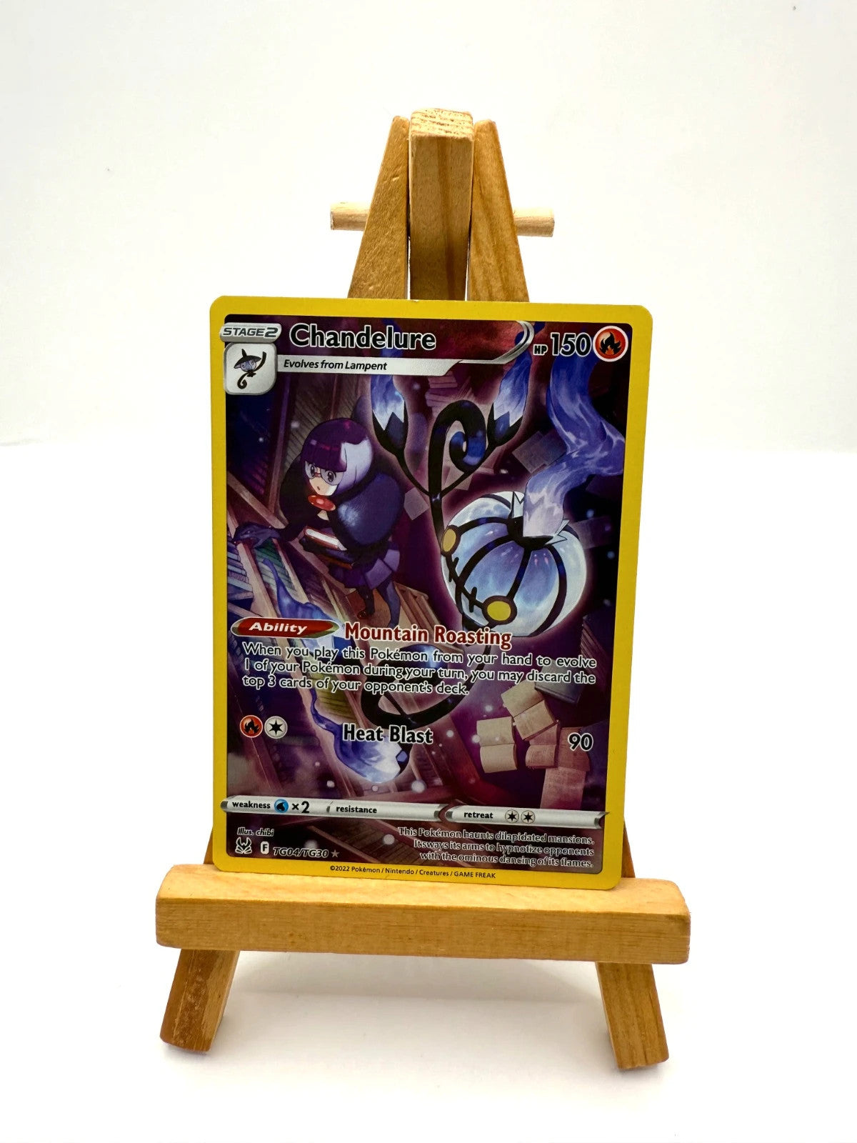 Chandelure TG04/TG30 - Lost Origin Trainer Gallery - Pokemon Card - Near Mint
