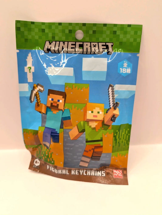Minecraft Blind Bag 2.75" Mini Figure Stamper Keyring Series 1