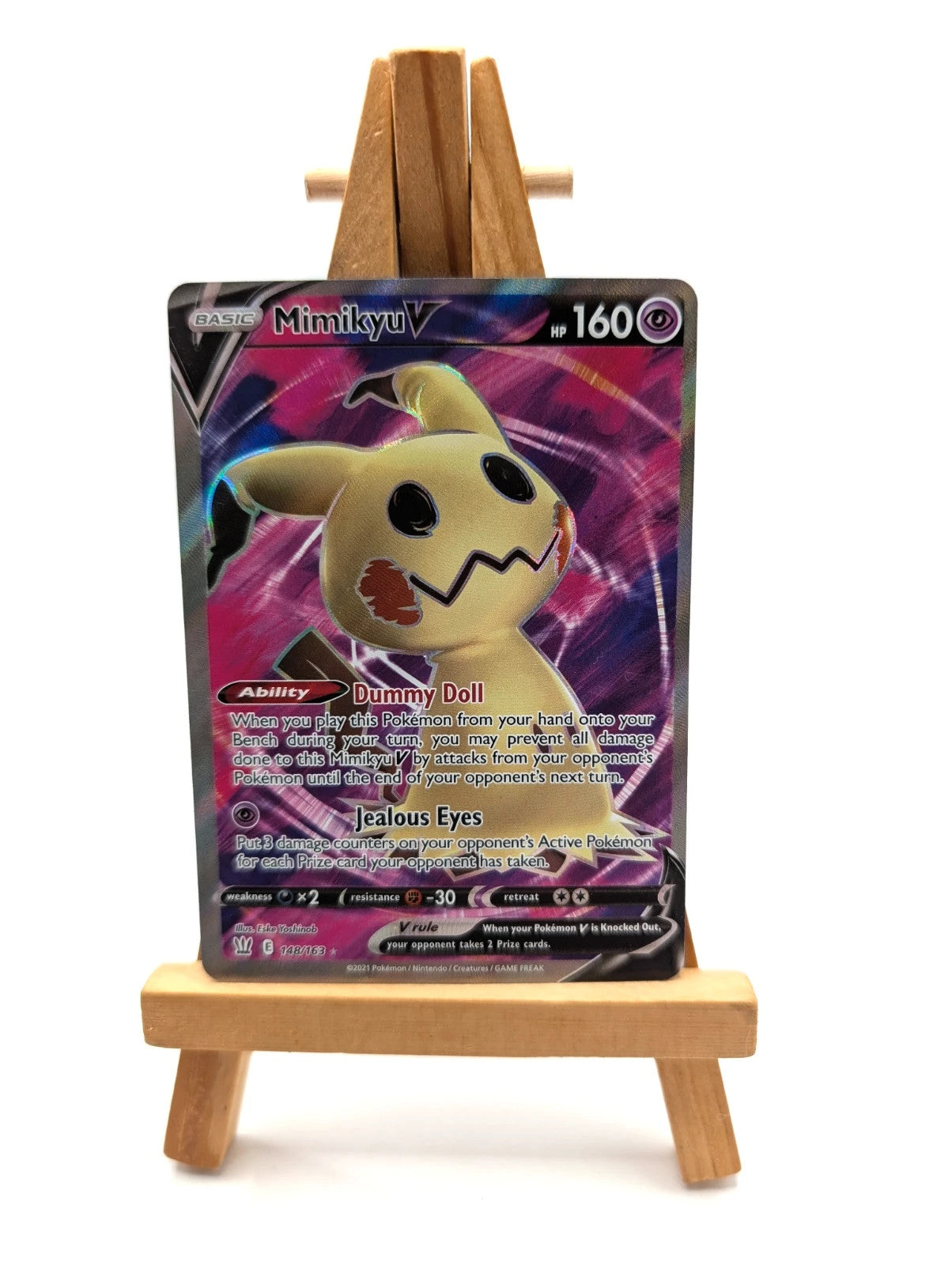 Mimikyu V 148/163 Battle Styles Ultra Rare Mint