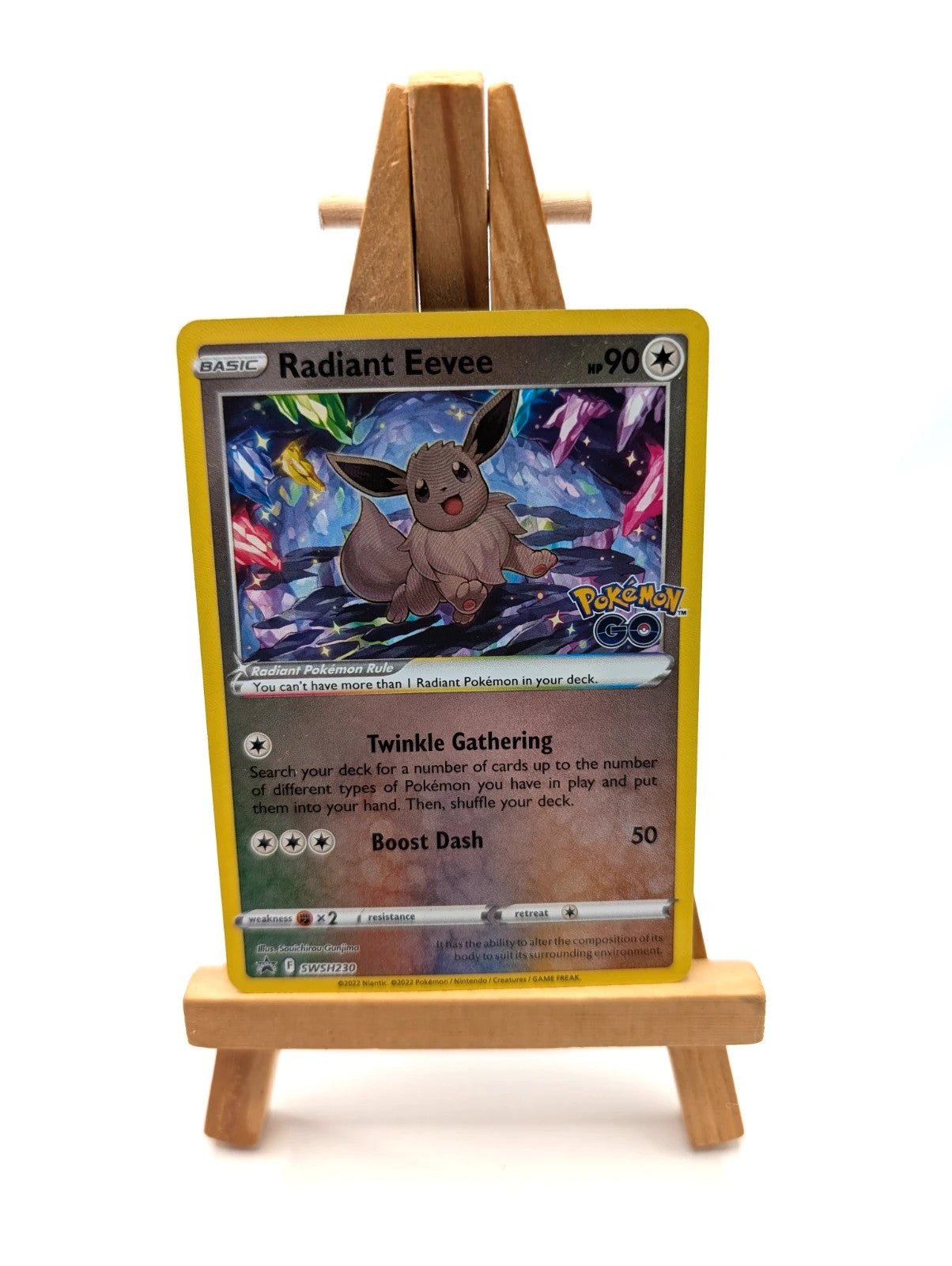 Radiant Eevee SWSH230 Pokemon GO Promo - Near Mint