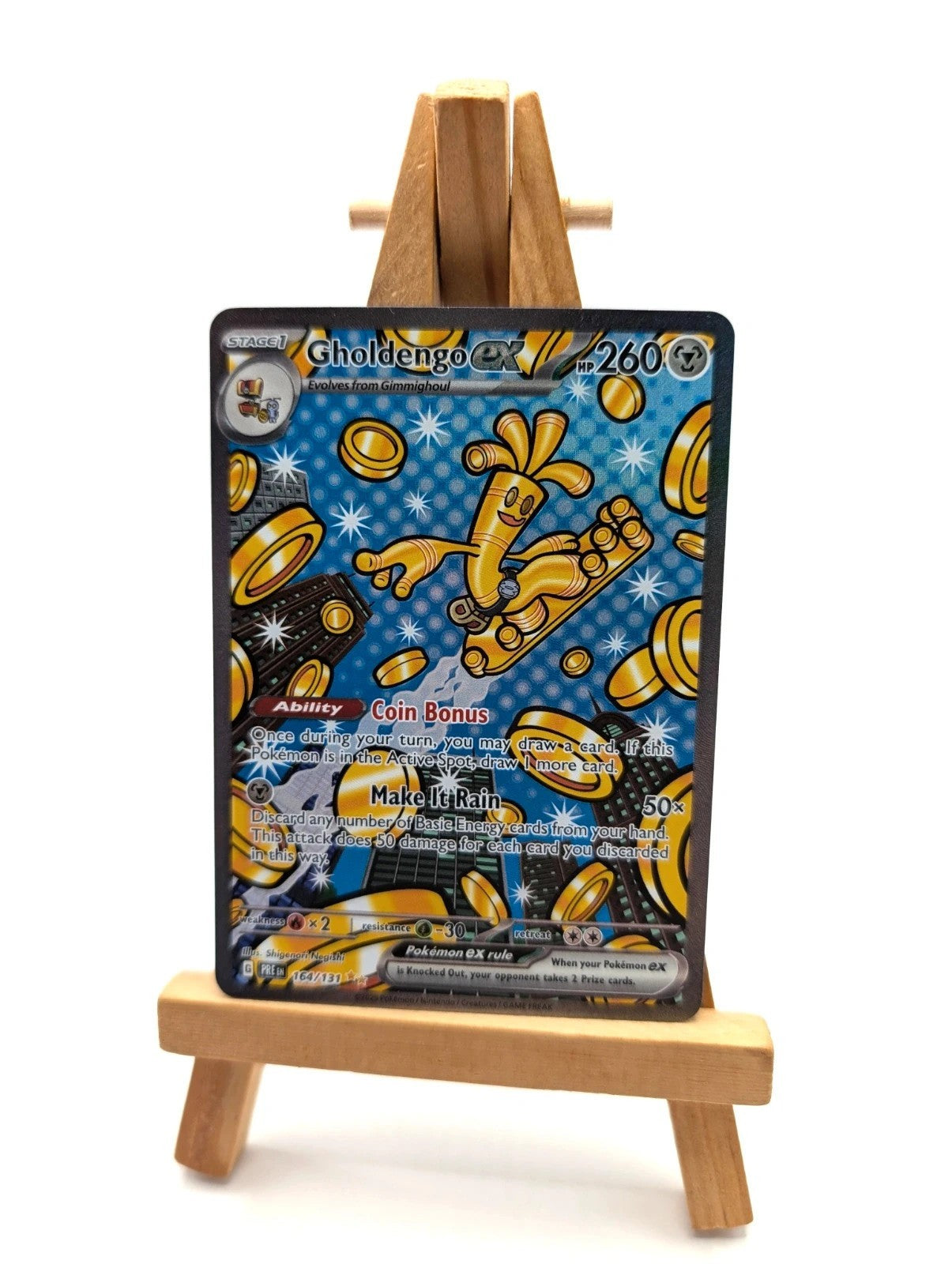 Gholdengo EX 164/131 Prismatic Evolutions Special Illustration