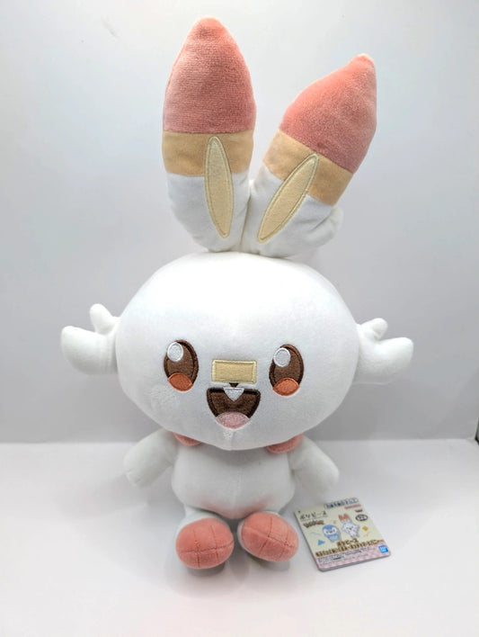 Scorbunny Pokémon Peaceful Place Banpresto Plush 12.5" New with tags