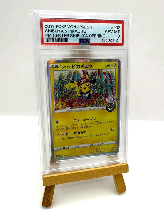 Pokemon Shibuya's Opening Pikachu Promo Holo #002/S-P 2019 PSA 10 Japan