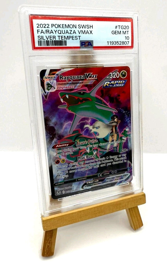 2022 Pokemon Swsh Rayquaza Vmax PSA 10 Silver Tempest