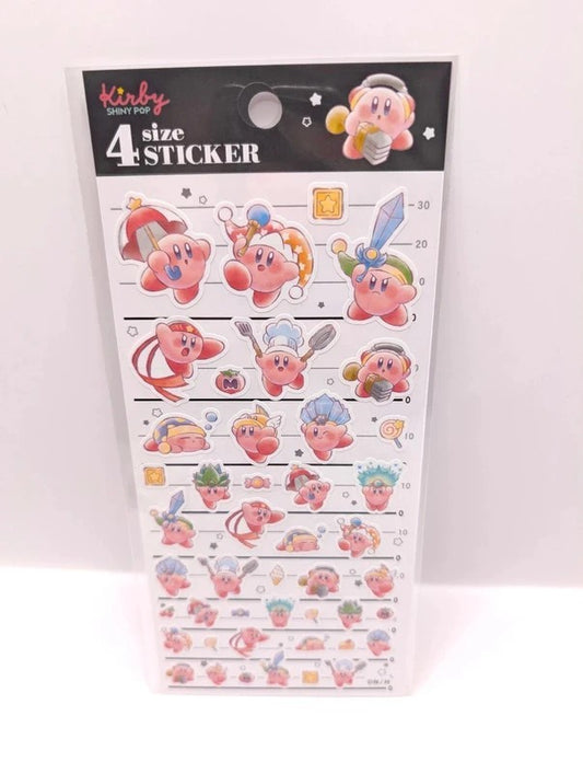 Kirby Shiny Pop Sticker Set Licensed New and sealed