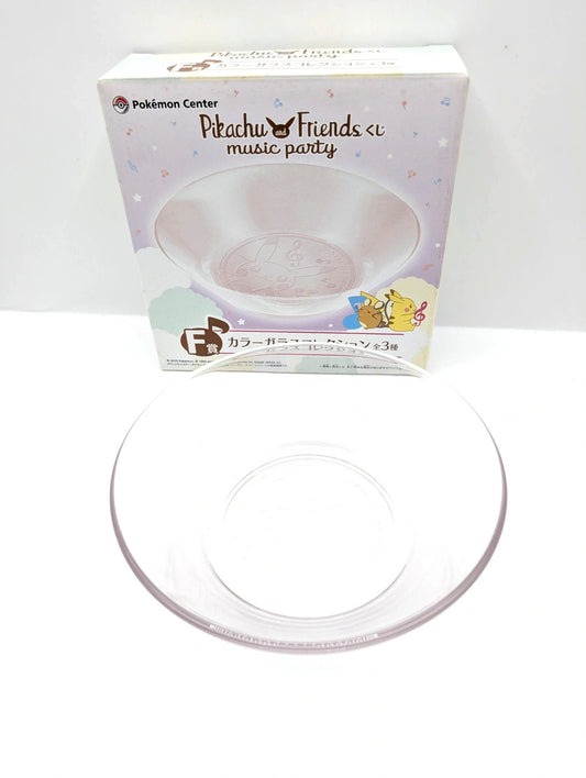 Pokemon and Friends Music Party Glass Bowl New and unused
