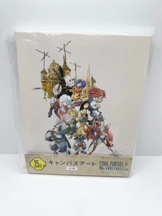 Final Fantasy IX 25th Anniversary Ichiban Kuji Print Canvas Art Square Enix Prize Japan