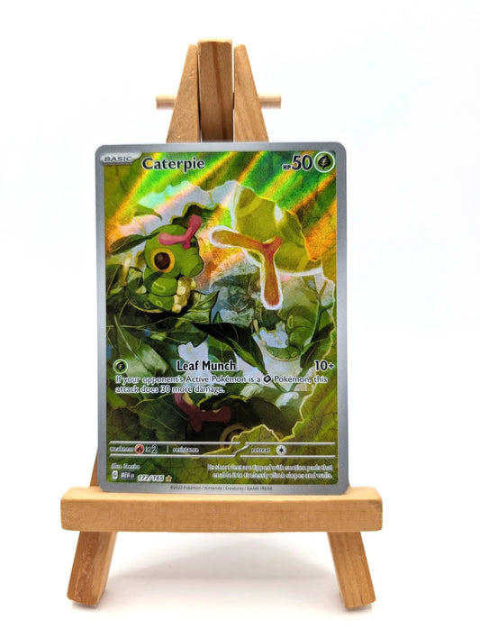Caterpie 172/165 Illustration Rare – Scarlet & Violet 151 Set – NM