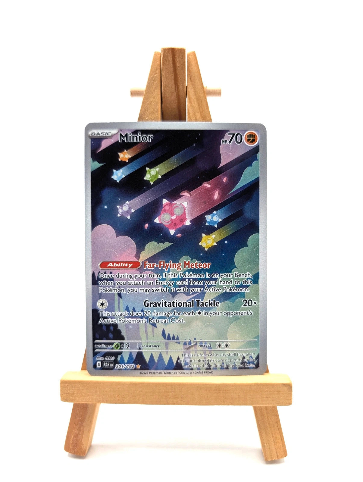 Pokemon Minior Paradox Rift Illustration Rare Card 201/182