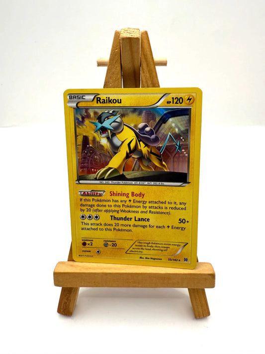 Raikou 55/162 XY Breakthrough Cosmo Holo MP