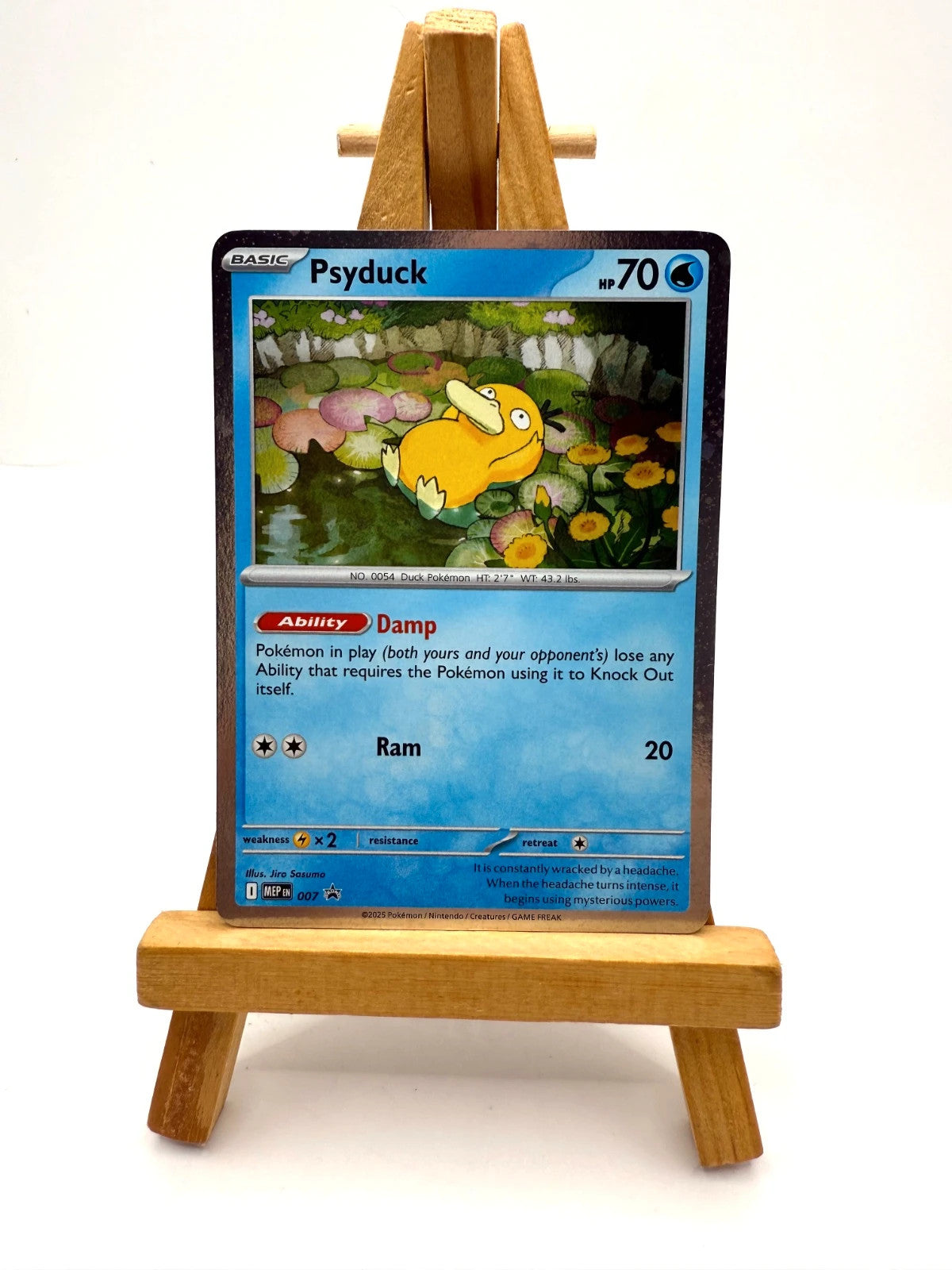 Psyduck #007 - Pokemon Mega Evolution Black Star Promo  - NM