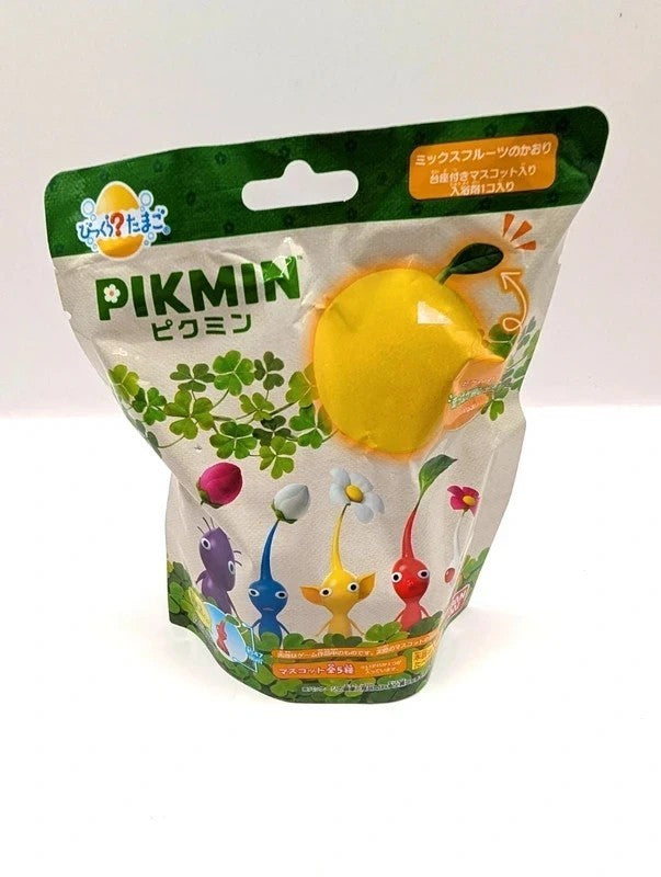 Official Pikmin Nintendo Bath Fizzer With Figurine inside New