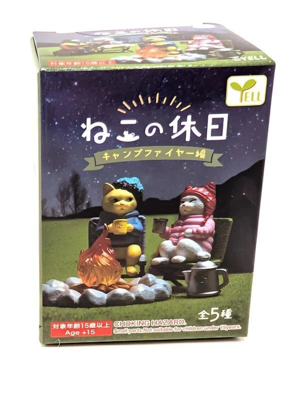 Yell Japan Camping Cats Blind Box Figurine New and sealed