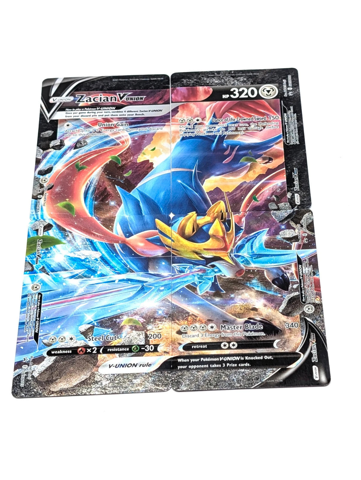 Zacian V-union[Set of 4] : Sword & Shield Promo Cards