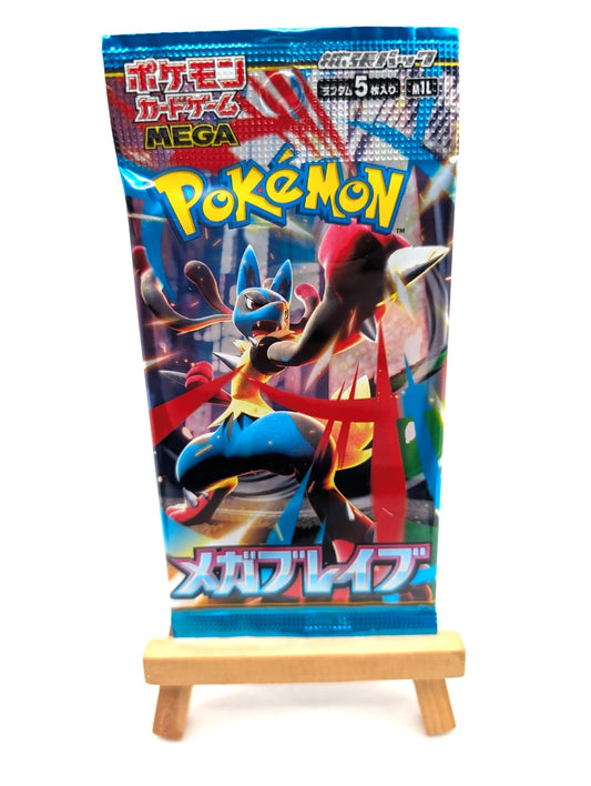 Official Mega Lucario Japanese Trading card pack